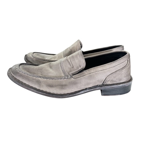 Kenneth Cole Suede Loafers Men’s US 9.5 Gray Slip On Dress Casual Shoes main image 4